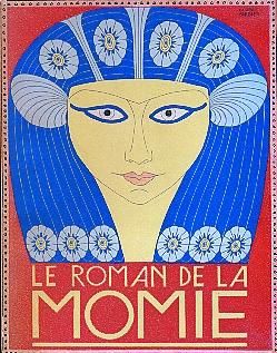 Première de couverture de l'édition de 1929 du Roman de la Momie de Théophile Gautier illustrée par Georges Barbier