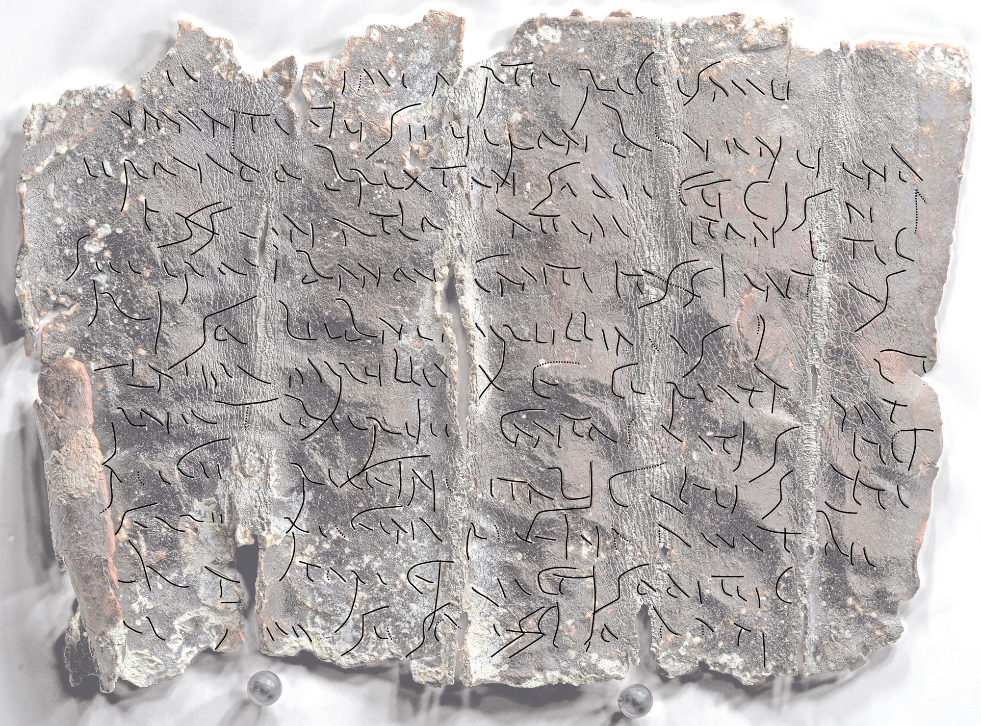 Communiqué de presse sur la découverte de tablettes de défixion dans la nécropole antique de l'hôpital Porte Madeleine