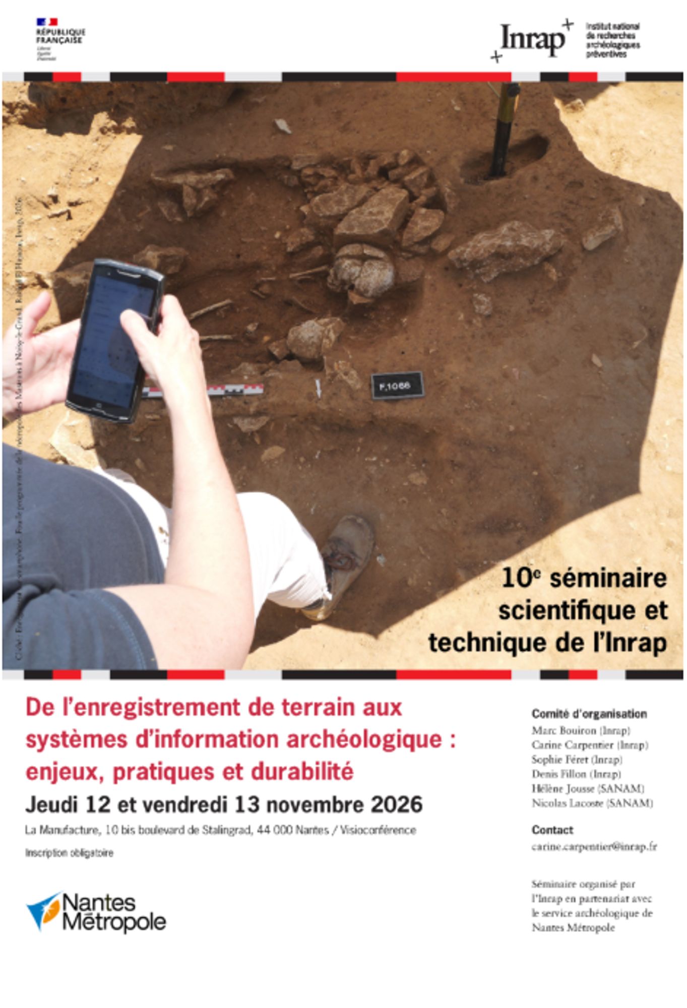 Séminaire scientifique et technique de l'INRAP
