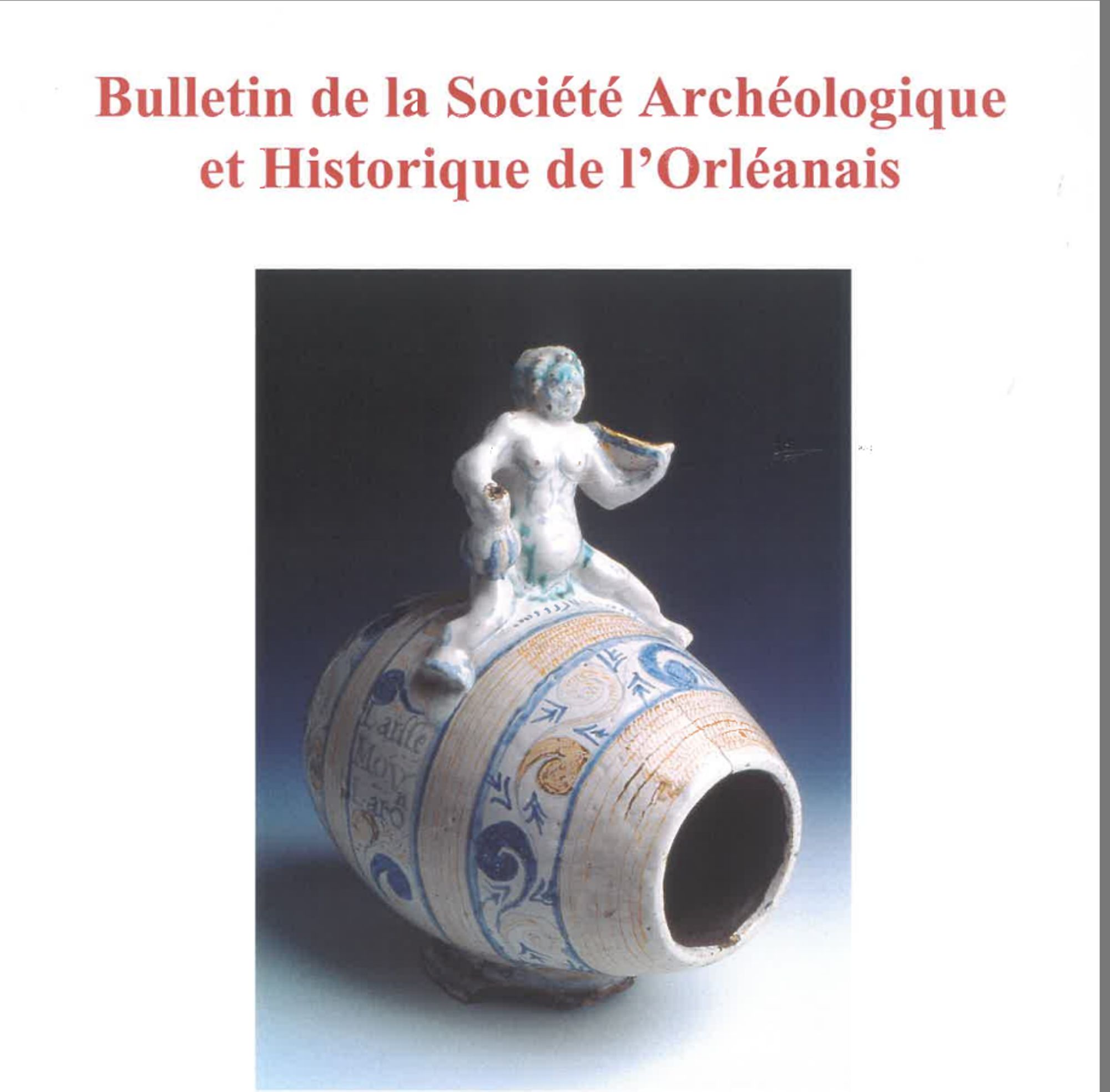 2025 : Bulletin de la Société Archéologique et Historique de l'Orléanais 