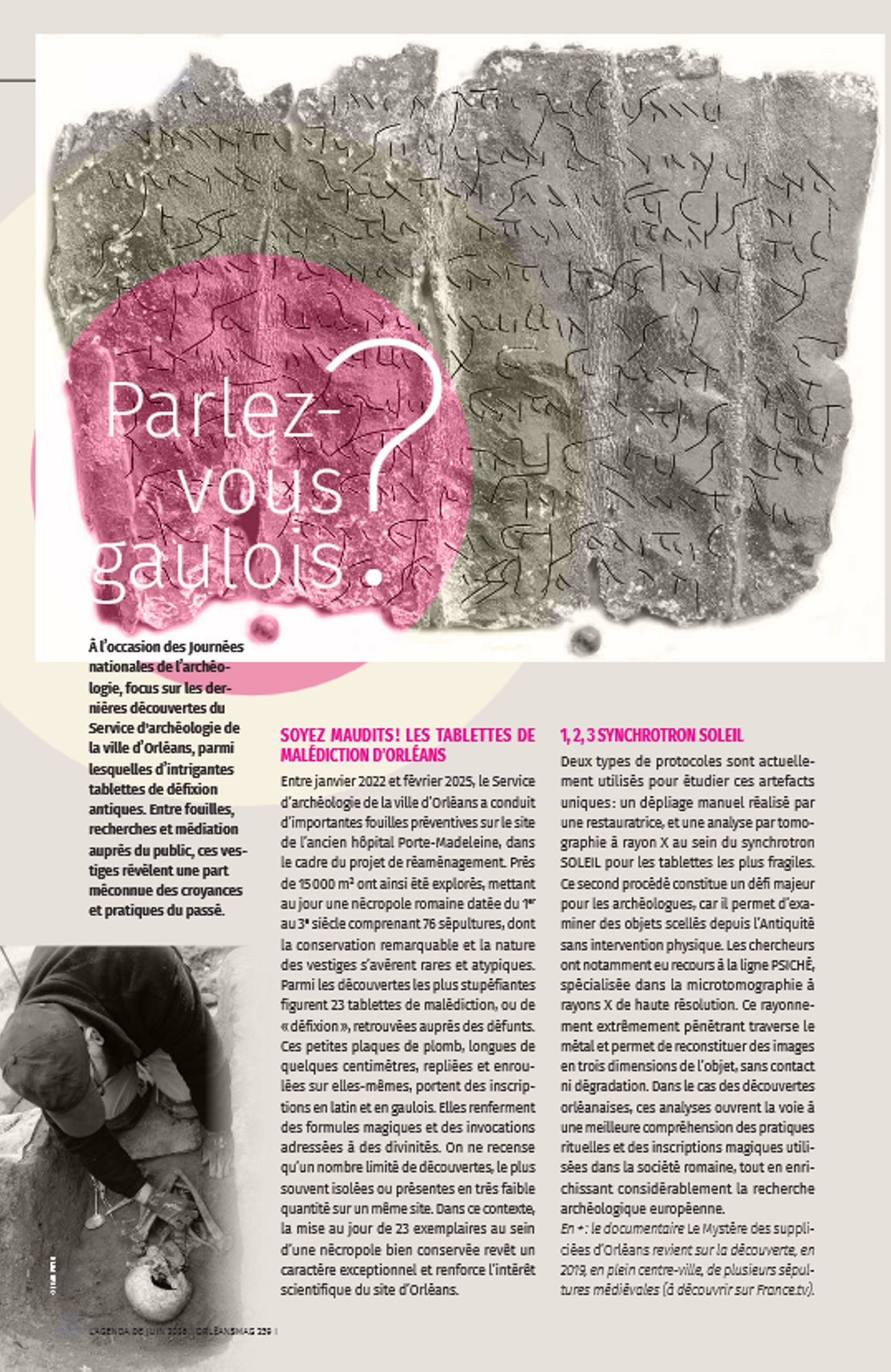 Juin 2026 : "Parlez-vous gaulois?", On sort ! (Orléans Mag n°239)