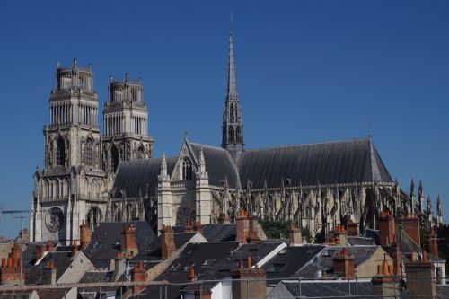 Vue de la cathédrale d'Orléans (crédits : C. Alix, 2018)