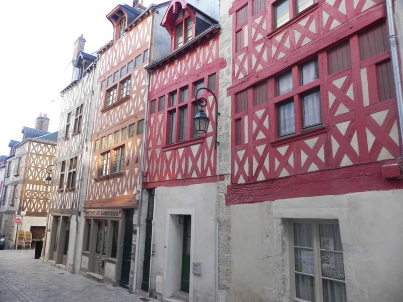Une rue du Moyen Âge à Orléans