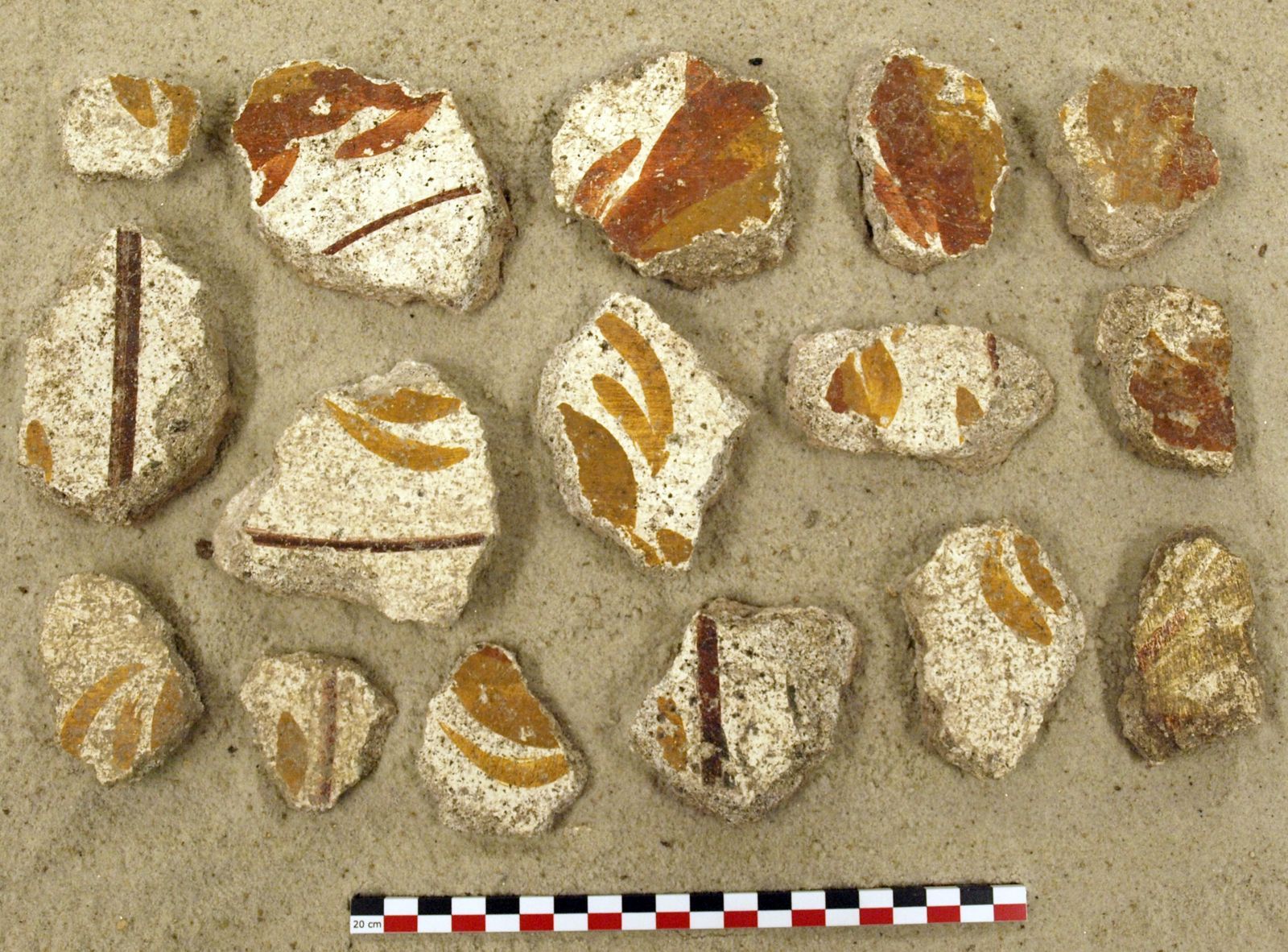 Des peintures gallo-romaines