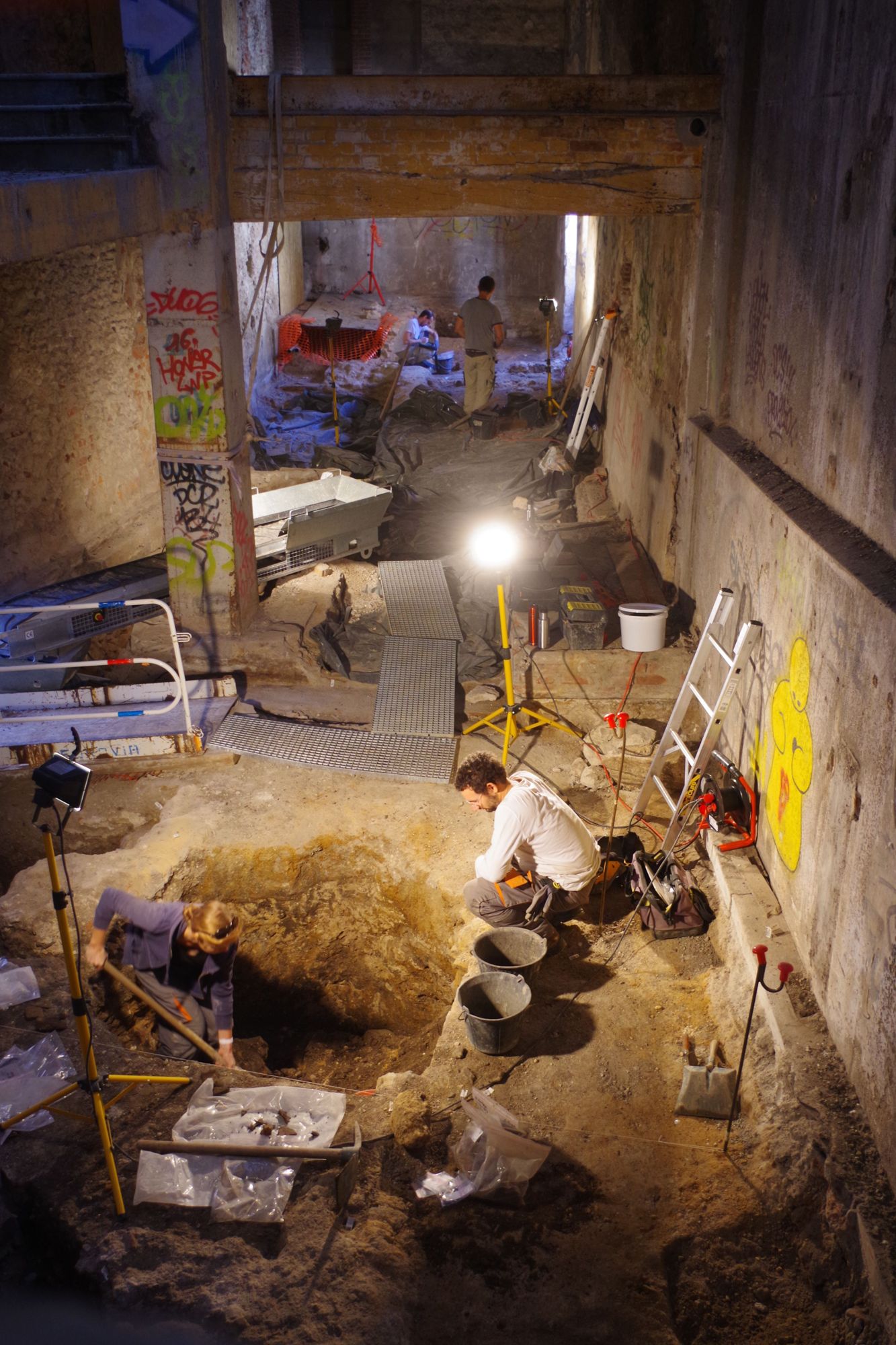 Les fouilles de la Vinaigrerie