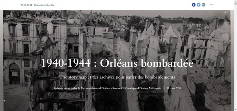 1940-1944 : Orléans bombardée