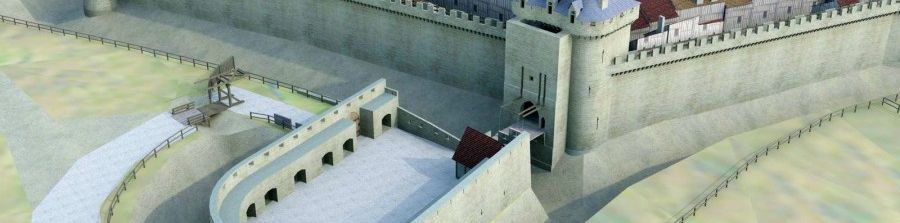 Restitution 3D de la porte Bannier (L. Josserand, Polytech'Orléans)