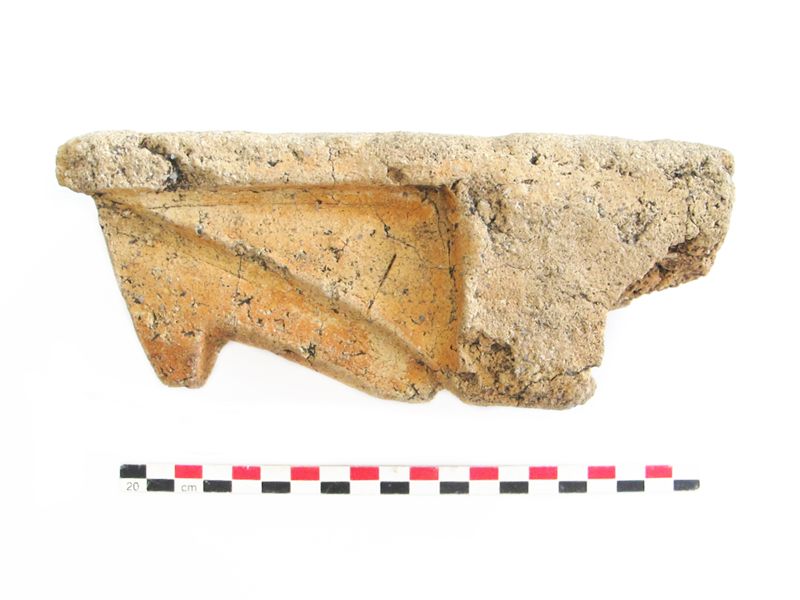 Modillon (1195-1) mis au jour dans l'atelier de potier du Lac de la Médecinerie à Saran.