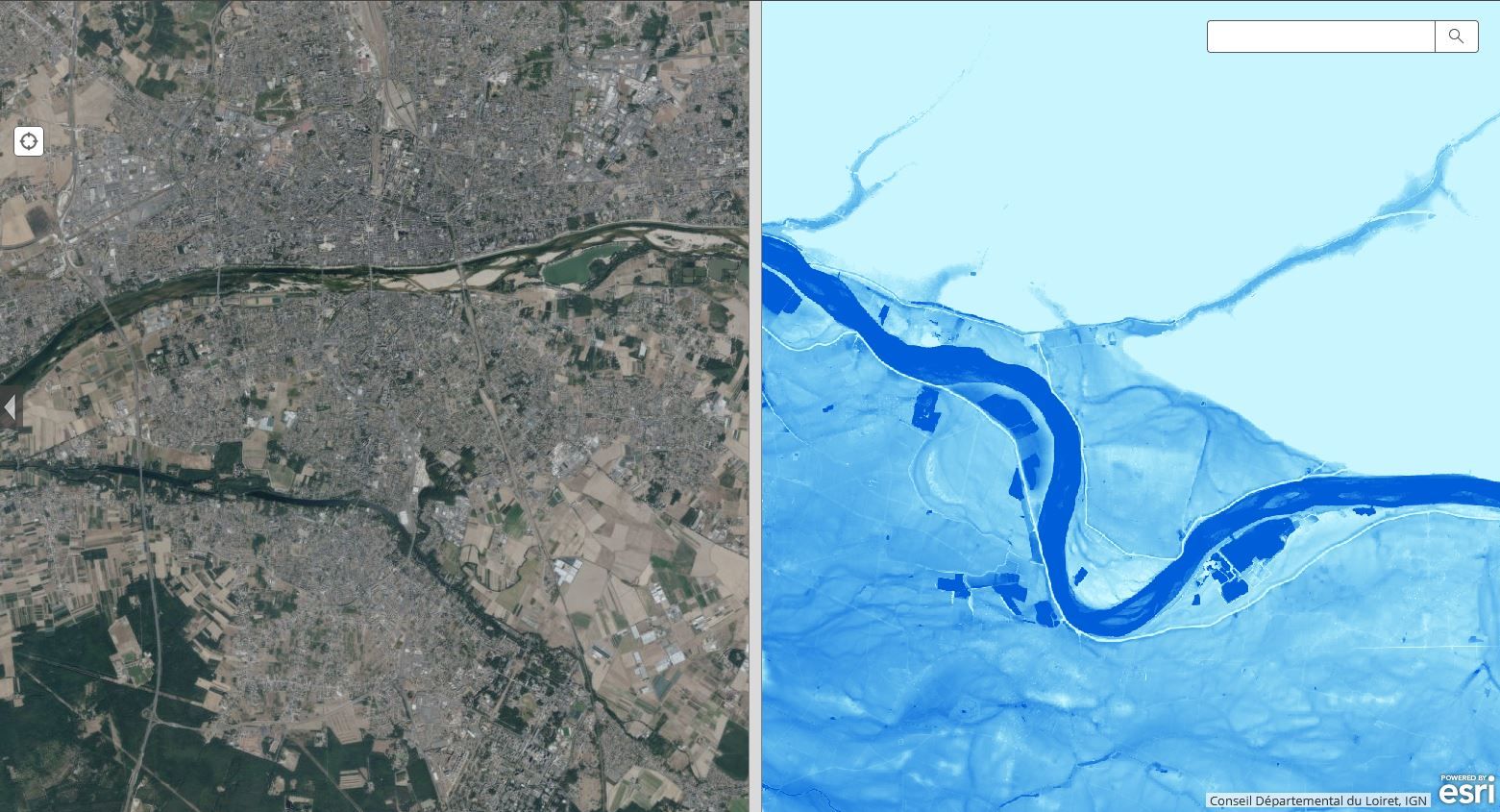 Paléoformes fluviales du Val d'Orléans