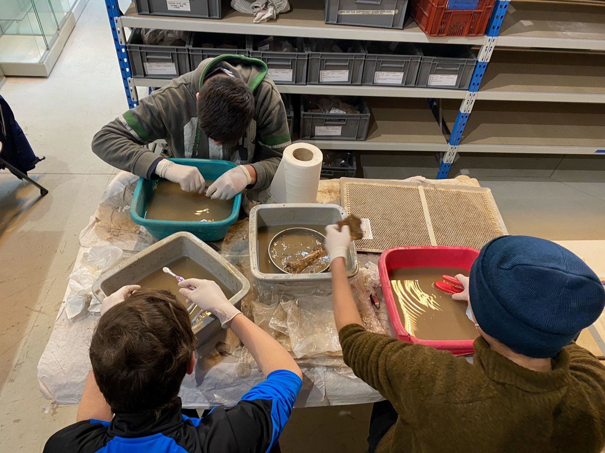 Des stagiaires de 3e au service