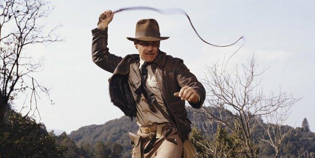 Indiana manie le fouet avec brio.