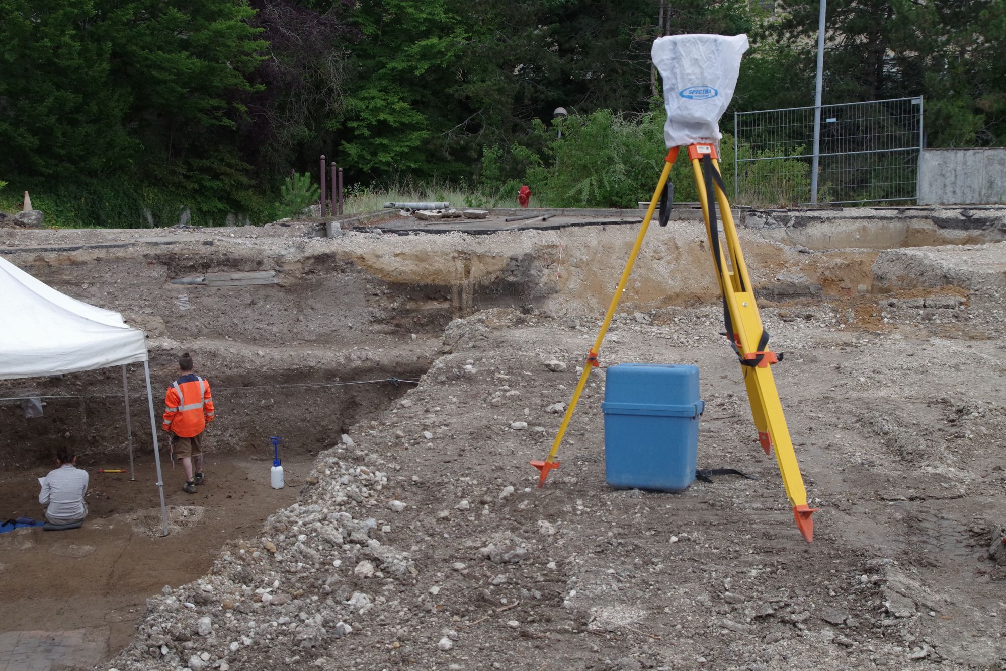 Petit chapeau pour notre tachéo, il craint la pluie et les trop grosses chaleurs (SAVO, 2023)
