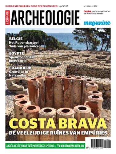 Couverture de la revue "Archeologie Magazine" de février 2024